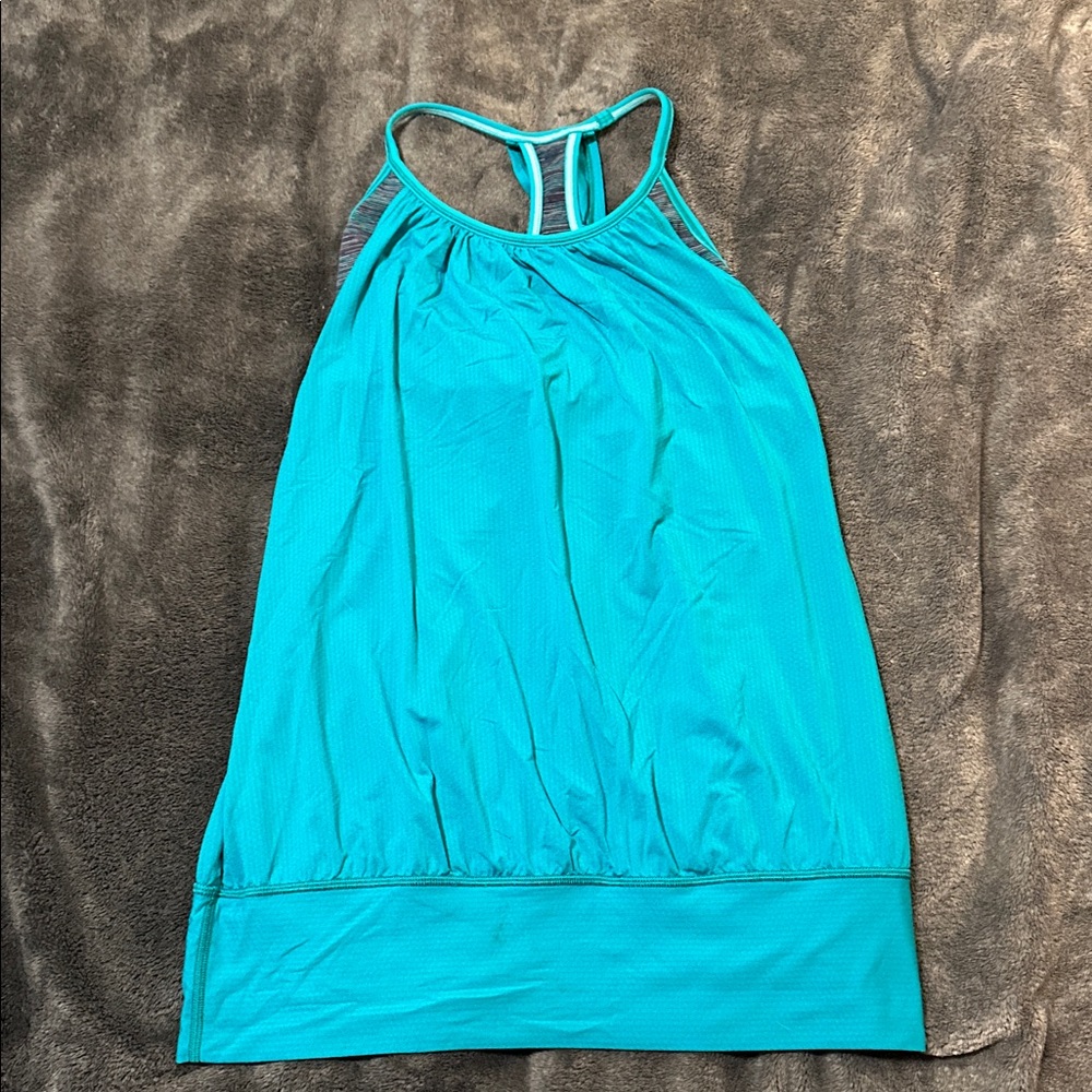lululemon athletica Turquoise Tank Top